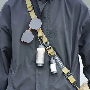 Adjustable Retractable Multi-purpose Outdoor Crossbody Bag Shoulder Strap, Universal Replacement Comfortable Breathable Backpack Strap