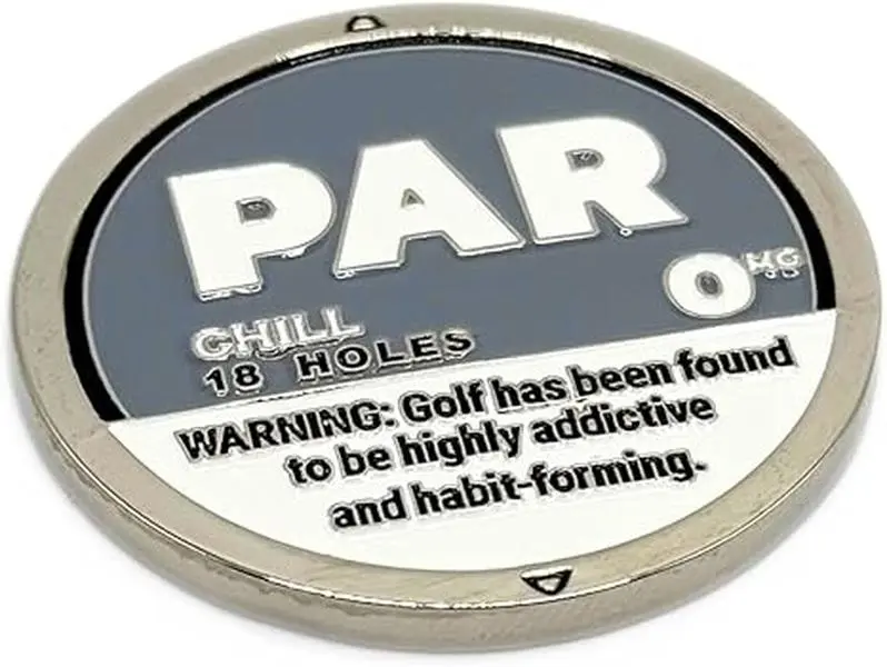 PAR - Golf Ball Marker | Zyn Ball Marker Golf | Magnetic Ball Marker | Golf Accessories for Men | Funny Golf Gifts golf  equipment