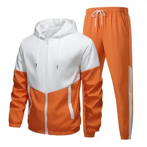 Men's Spring Autumn Outfit Jacket & Pants Casual Fashion Sports Hooded Jacket & Jogger Pants