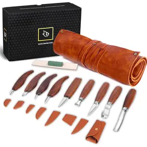 Carving Tools Deluxe-Whittling , Carving Kit, Whittling Kit for Beginners,Spoon Carving Kit,Woodworking Tools Set Large  Carving  Set