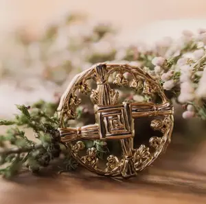 Brigid's Cross Enamel Pin
