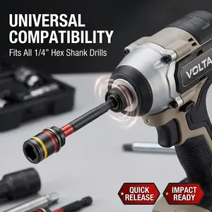 2-Pack Magnetic Double-Head H8h10 Nut Driver for Furniture Assembly and DIY with Strong Magnetic Hold, Anti-Slip Design, Wide Compatibility, Easy Disassembly