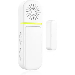 Door Alarm with Instant and Delayed Alerts 30s/1min/2min, Door Window Ajar Alarms for Kids Safety/Home Security,Volume 0-110dB,Door Entry Chime for Business,1 Sensor