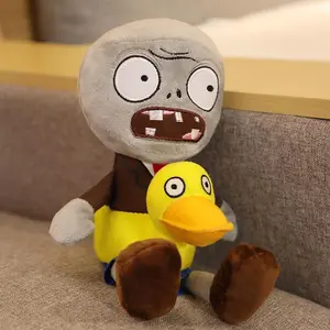 Adorable Zombie-Themed Plush Toys - Cute Zombie Stuffed Dolls with Funny expressions & Duck Companions, Soft for Kids' Imaginative Play, Bedtime Stories & Zombie Adventures, Suitable for Kids' Room Decor
