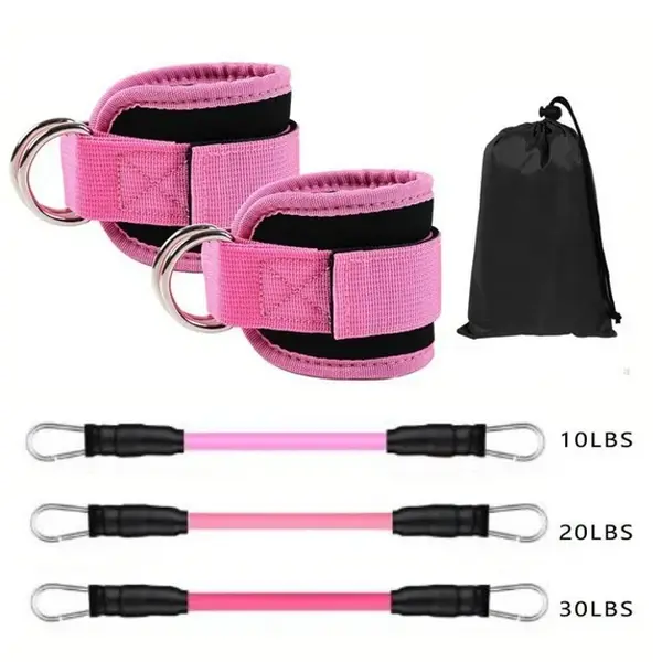 2026 Cable Machine Ankle Straps - Fits All with Comfortable Padding, Gym Attachments for Hip Thrusts, Kickbacks, Leg Lifts, Cable Machine Exercises for Men and Women