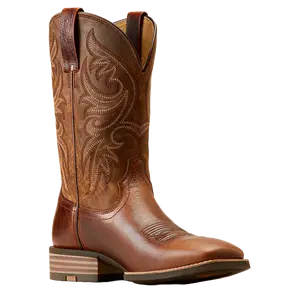 Ariat Men's Slingshot Beasty Brown & Rugged Tan Western Boots 10050936