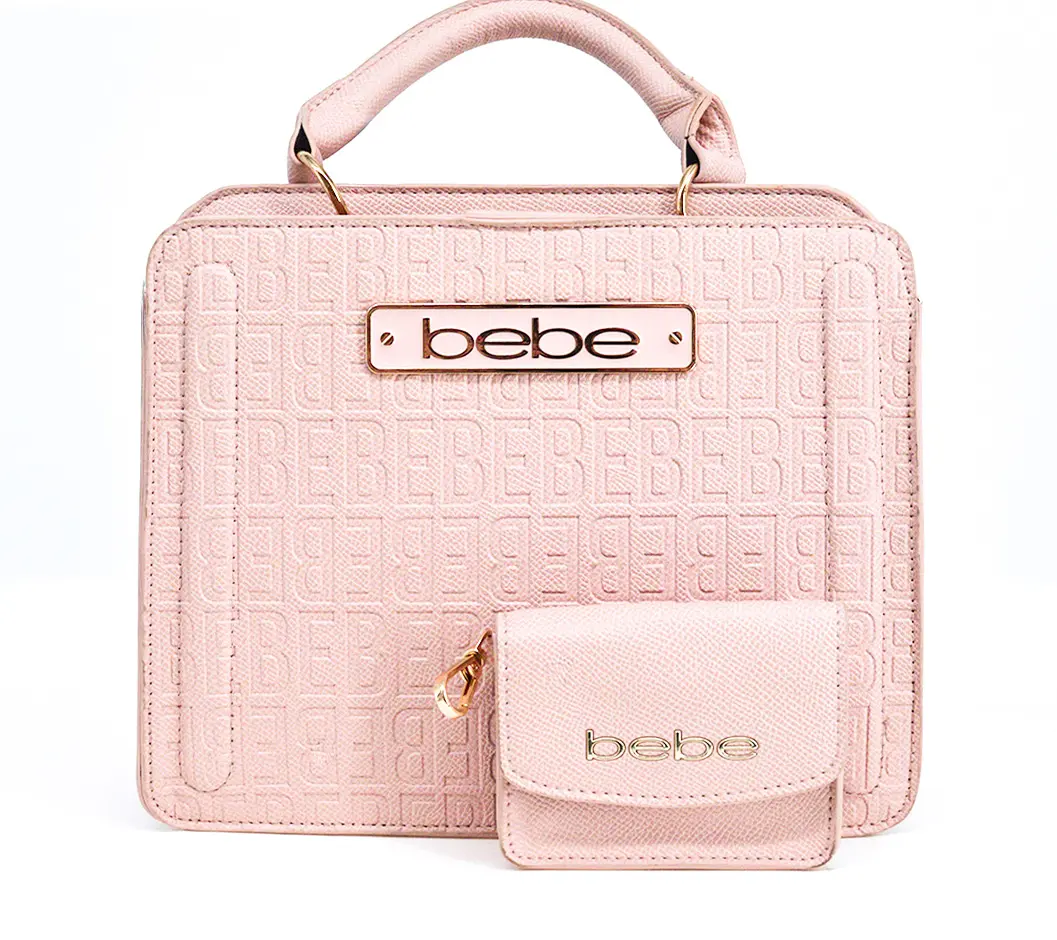 Bebe Thea Square Satchel, Women's Shoulder Bag, Stylish Luggage & Bags Accessory