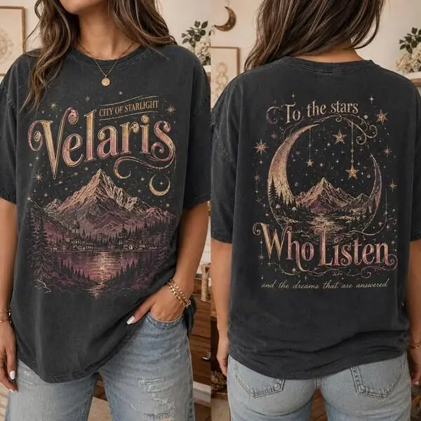 Velaris City Of Starlight Shirt, SJM Velaris T-Shirt, The Night Court Shirt, SJM Merch Shirt, Acotar Shirt,Velaris ACOTAR Shirt,Bookish Tee