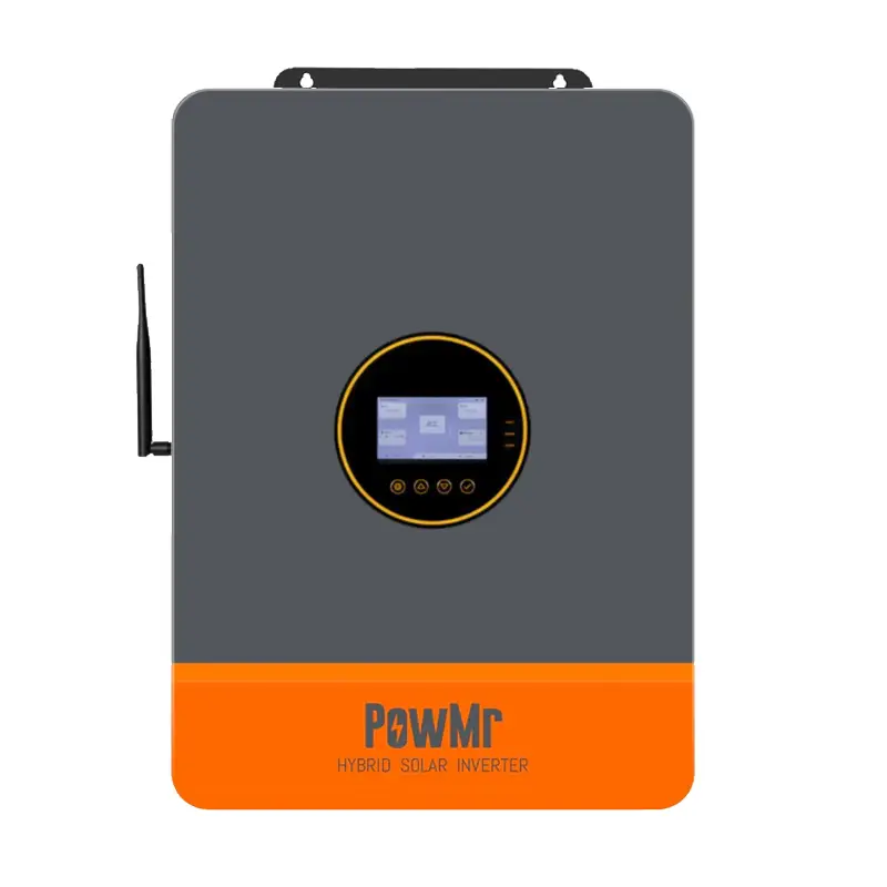 PowMr 12KW Split Phase 48V to 120V/240V AC Solar Inverter with Upgraded Touch Screen, 200A MPPT Charge Controller for 48V Lithium Batteries, Supports Up to 6 Units Parallel Operation & Dual Output Modes