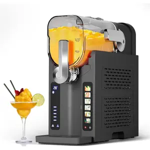 Slushie Machine for Home, No Ice Needed Frozen Drink Maker, 70 oz with 6 Programs & LED Display, for Margaritas, Smoothies, Milkshakes, Ice Cream