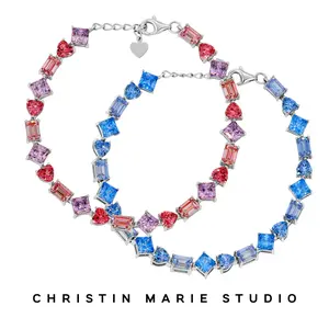 Multi Shape Gemstone Bracelet