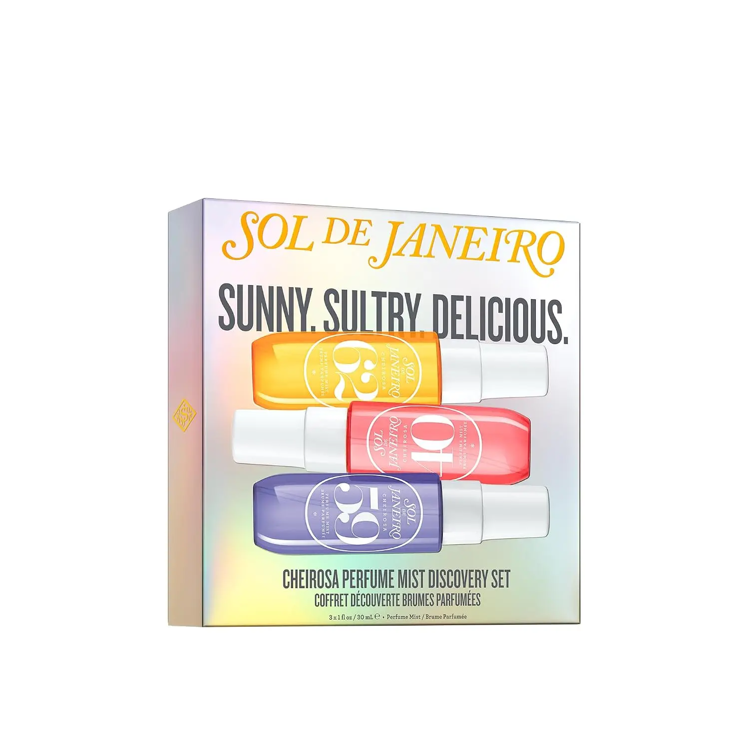 Sol de Janeiro Cheirosa Perfume Mist Discovery Set Cheirosa 62, 40, and 59 |   Beauty Minis, 3 x 1 fl oz., Gift Set