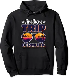 Brothers Trip Bermuda Cruise Vacation Matching Trip Boys Pullover Hoodie - Latellestcha Shop 37B0D4FBDBRR
