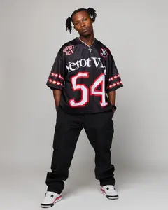 "YV 54" JERSEY (BLACK/RED/WHITE)