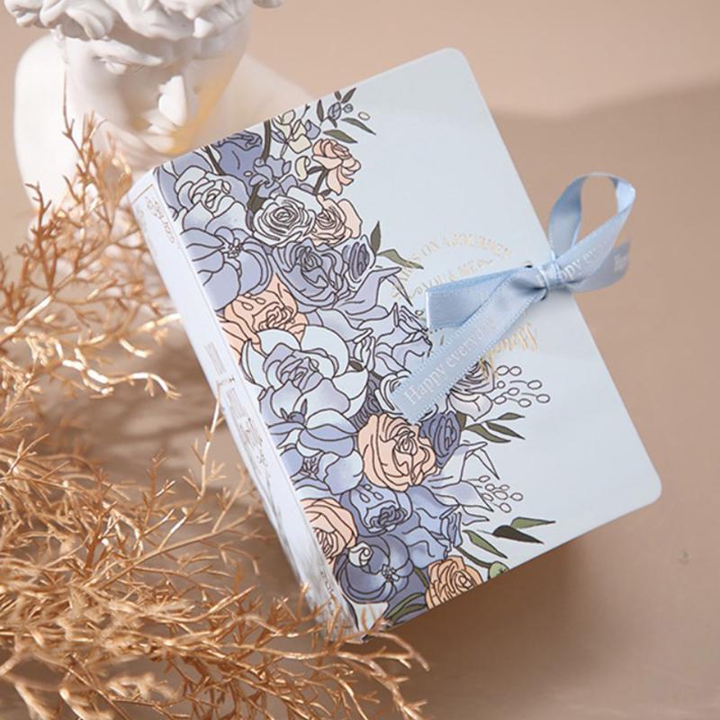 1pc Book Shape Gift Box Ith Ribbon Paperboard Candy Chocolate Present Packaging Box For Wedding Birthday Mother's Day 1pc Book Shape Gift Box Ith Ribbon Paperboard Candy Chocolate Present Packaging Box For Wedding Birthday Mother's Day