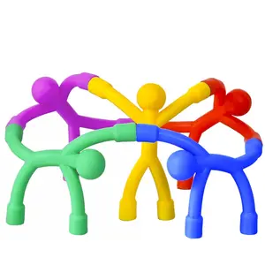 15pcs Small Stress Relief Mini Colorful Magnetic Climbing Figures Refrigerator Magnets Soft Rubber Hooks, Creative Gift Ideas, Home Decor, Fridge Magnets
