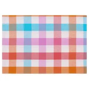 Cabana Plaid Gingham Check Placemat, Set of 6 by Valerie