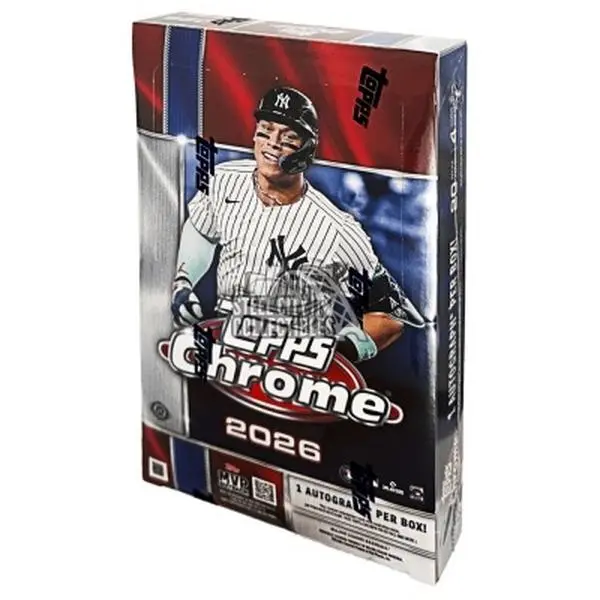 2026 Topps Chrome Baseball Hobby Box