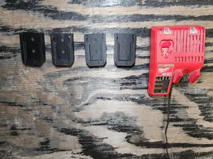 Milwaukee Battery Mount – 4-Pack with Mounting Screws