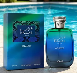 Hawas For Him Atlantis EDP 100ml | Fresh Modern Masculine Fragrance | Crisp Long-Lasting Daily Men’s Perfume