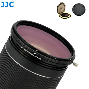 JJC  2 in 1 CPL and ND2-ND32 Filter Reduce reflection Anti-Scratch Oil & Dust resistant Multi-Layer Nano Coating 8.8mm Thin Filter for Landscape Including Moistureproof Storage Case and Lens Cap