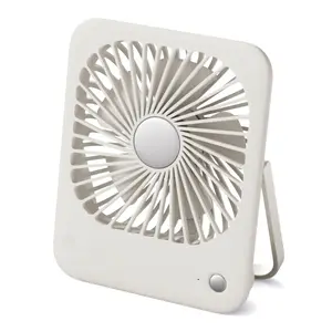 Desk Fan Rechargeable Portable Fan, Battery Operated Personal Silent Table Fan, 6.8 Inch Small Travel Fan with 3 Speeds Desktop Fan for Bedroom Home Office Outdoor