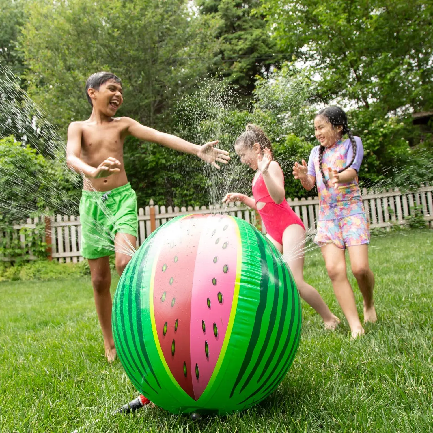 Play Fun Jumbo Watermelon Water Spraying Ball, 25 1/2"