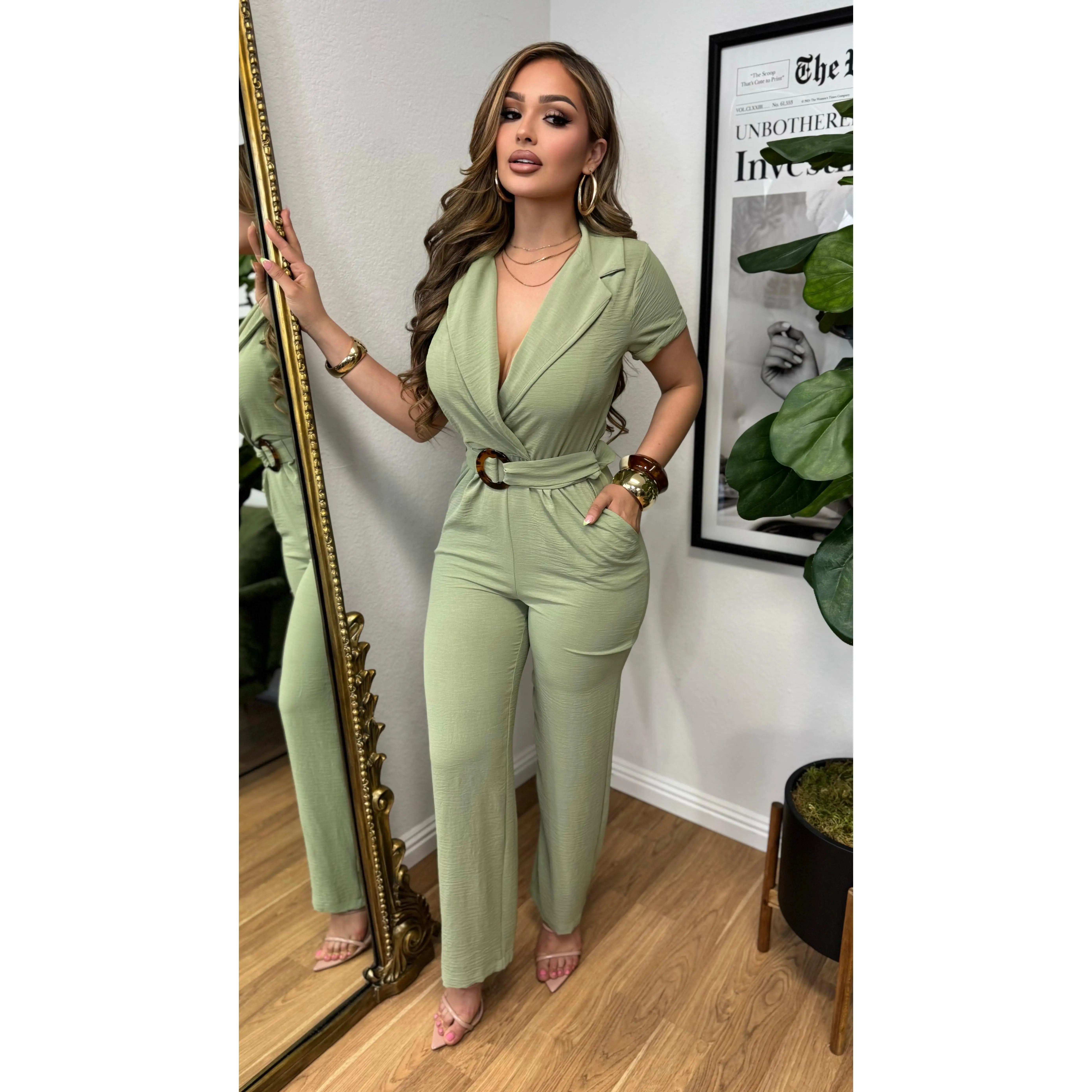 Elevated Ease Jumpsuit (Sage)