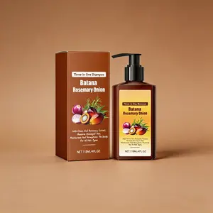 Hair Growth Shampoo with Batana, Rosemary & Onion – 118ml 3-in-1 Formula – Restores Damaged Hair, Prevents Hair Loss & Stops Dandruff – Moisturizes Dry Scalp & Strengthens Roots – For Thinning, Brittle & All Hair Types