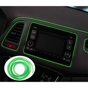 20ft (6m) Green Car Interior Decorative Molding Door Panel Gap Trim Strip (20Ft)