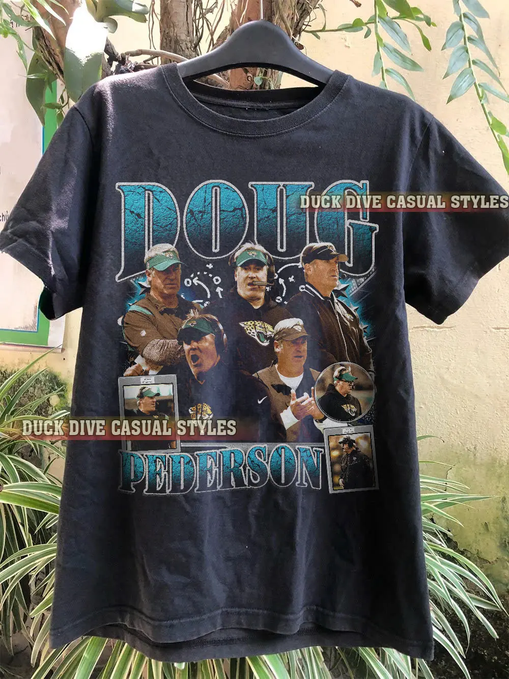Vintage Doug Pederson Style 2 shirt, Jaguars  Shirt, Vintage 90s, Custom Bootleg shirt, Homage Tee, Doug Pederson Style 2, Overszied Tshirt