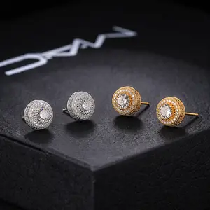 Comfortable Earrings| Retro Round Earrings - Personalized fashion street earrings for men and women - Men’s and women’s party festival earrings spicy accessories stud cz novelty vintage trendy dangle earring everyday birthday anniversary gift wear