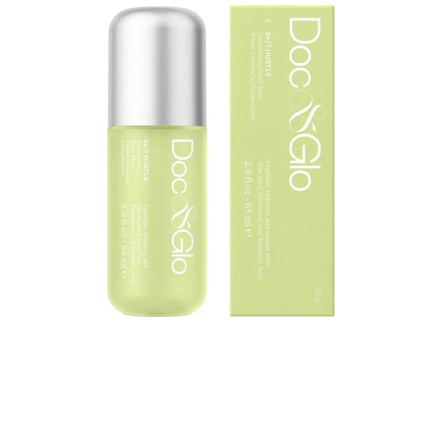 Doc & Glo 24/7 Hustle Deodorizing Body Mist Doc & Glo 24/7 Hustle Deodorizing Body Mist