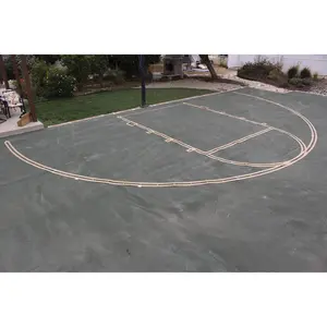Ronan Sports Complete Easy Cardboard Basketball Stencil Kit | Includes White Paint | Rigid & Reusable Stencil | Made in USA