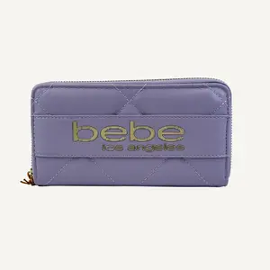 Bebe Women's Lilac Vivian Wristlet Wallet, E10-4021