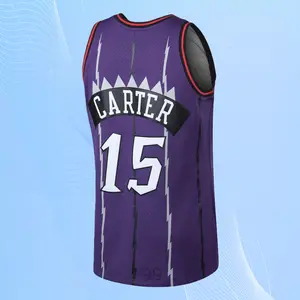 Vince Carter stitched Basketball Jersey Men's Sleeveless Purple collect