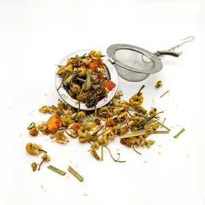 Cup'ital Tea's Chamomile Charm Loose Leaf Herbal Tea - Herbal Beverage in Charm Packaging