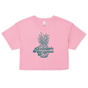 Pineapple Express Women’s Crop Top - Cannabis Themed Apparel, Pineapple Express,Cannabis Shirt,420, Weed Shirt, Marijuana Shirt, Canna, Stoner Gifts, Funny Shirt