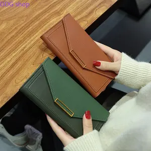 Women's Retro Slim Long Wallet, Stylish Minimalist Card Cash Purse with Multi Snap Buttons & Coin Pocket, Portable Daily Handheld Accessory for Outdoor Use & Shopping (Sports & Outdoor Accessory)
