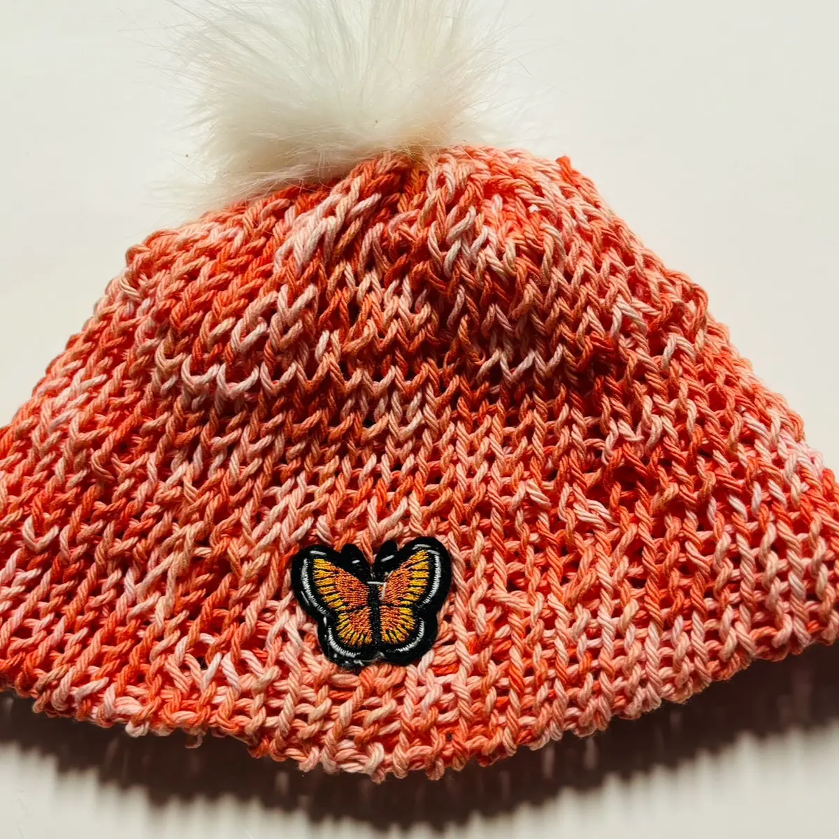Handmade Butterfly Knitted Beanie