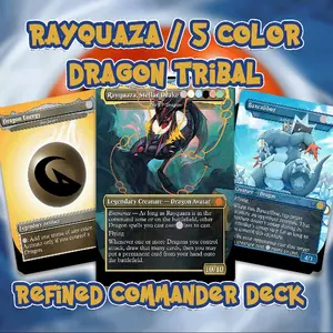 Rayquaza Dragon Tribal Commander EDH Deck - The Ur-Dragon 100-Card Proxy Deck