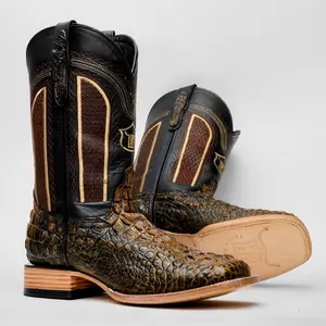 Honey Neck Boots - Square Toe