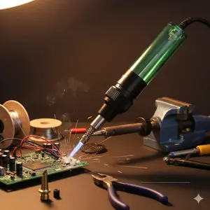 Portable Butane Torch Kit Industrial High-Temp Welding Tool Multiuse for Electrical Repair Jewelry Making Adjustable Flame Safe Windproof Ignition System Outdoor Home Use