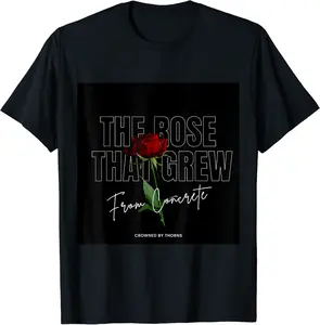 Rose From Concrete T-Shirt - Jesusmissa Shop 71B0C7FWLHXJ