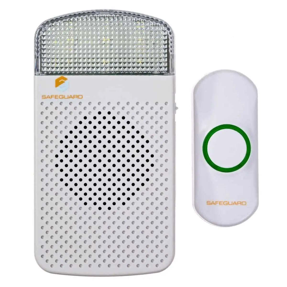 SafeGuard Supply  Wireless Doorbell Plus Flashing Strobe Receiver Kit