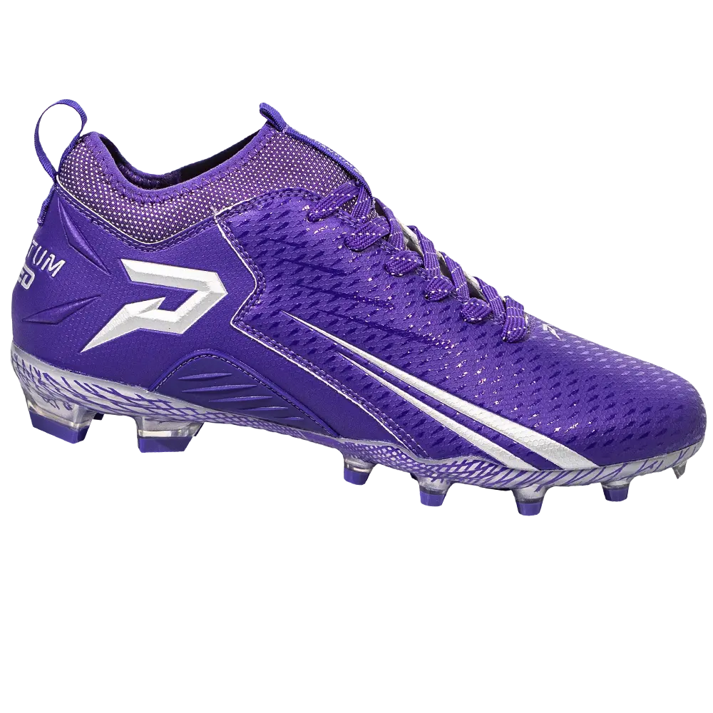 Phenom Elite Quantum Speed 2.0 Football Cleats - Purple