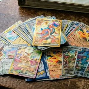 10 Pokémon Cards - Includes 1 Full Art Illustration, AR, IR, or SIR