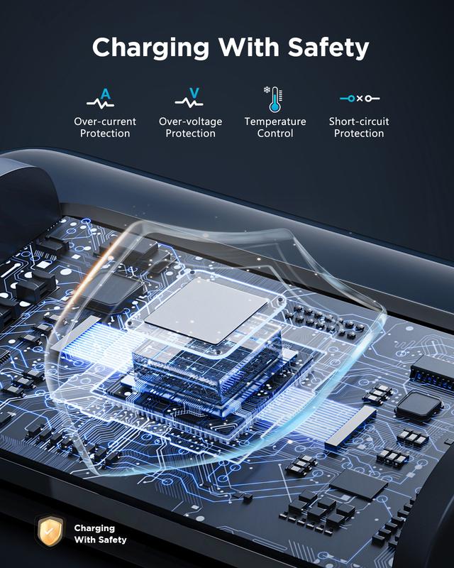 3-in-1 Charging Station Compatible with Magsafe Wireless Charger for iPhone 16/15/14/13/12 Series for AirPods iWatch Series Wireless Charger