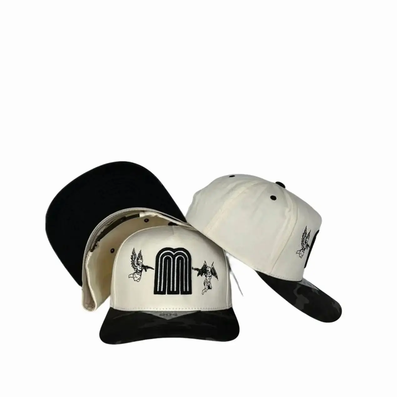 Mexico Hat, Angel Cap, Snapback Hat, M Letter Hat, Gift For Men/Women, Outdoor Hat