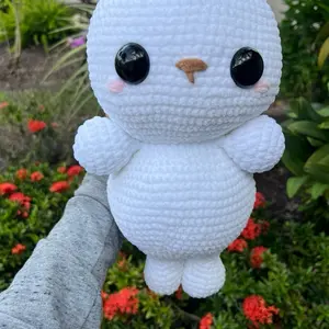 Jumbo Handmade Crochet Seal Plush | Super Soft Amigurumi Ocean Animal | Cute Stuffed Seal
